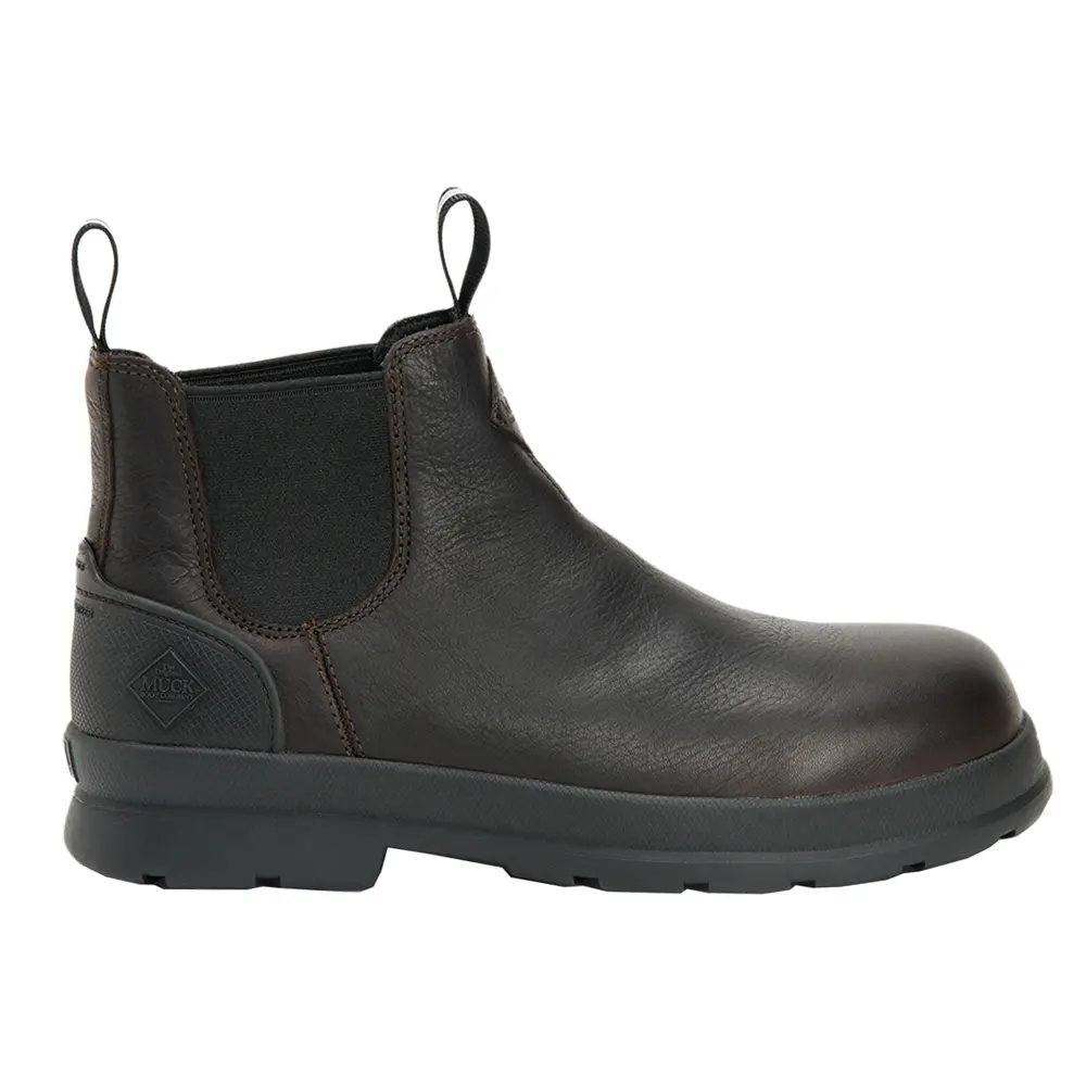 Muck Boot Mens Chore 6 Inch Composite Toe Pull On  Work/Duty - Brown