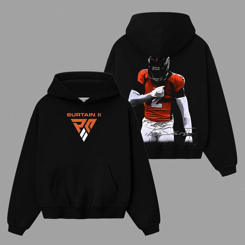 Patrick Surtain II PS2 DPOY For Broncos Game Day Cotton Hoodie T-Shirt (Made In US), White Lightning, Fans Outfit, Gift For Football Fans