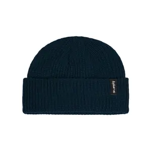 No-Comply Script Tag Beanie - Navy