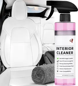 Seat Cleaner Remover Stain Biodegradable, Safe on White & Black Vegan Leather,  Interior Cleaning Products for Seats, Console, Dash,  Model 3/Y/S/X Accessories for 2025