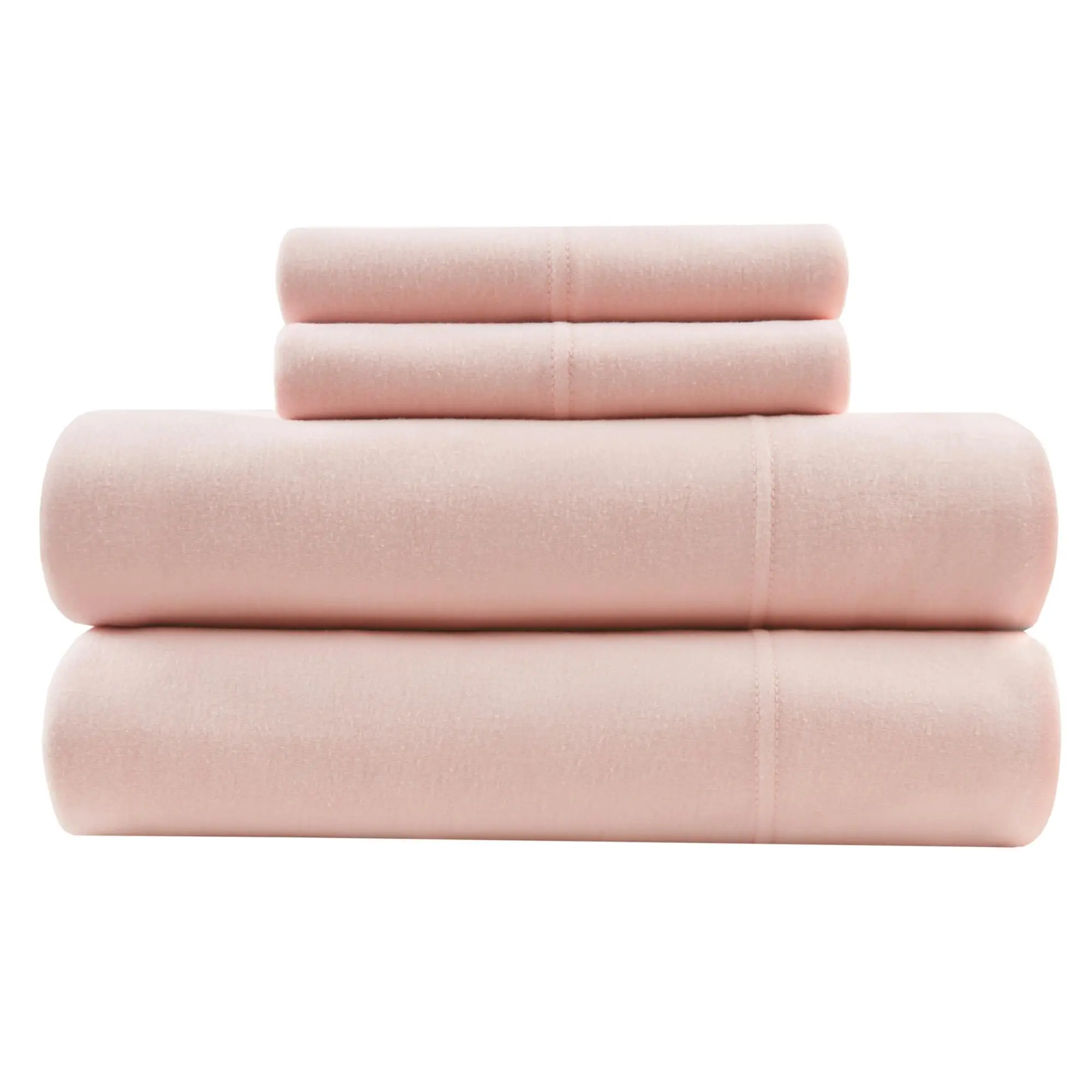 Sheet Set Cotton Jersey Knit Blend, Soft & Breathable Sheets All Season Cotton Blend Sheet Set Feels Cool & Smooth, Deep Pocket Fits Up to 16" Mattress