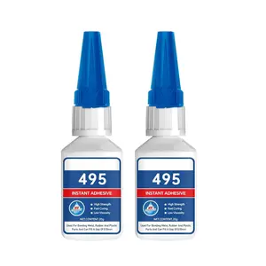 495 Super Glue  Adhesive Clear 20g Suitable for Metal Rubber and Plastic 2 Pack