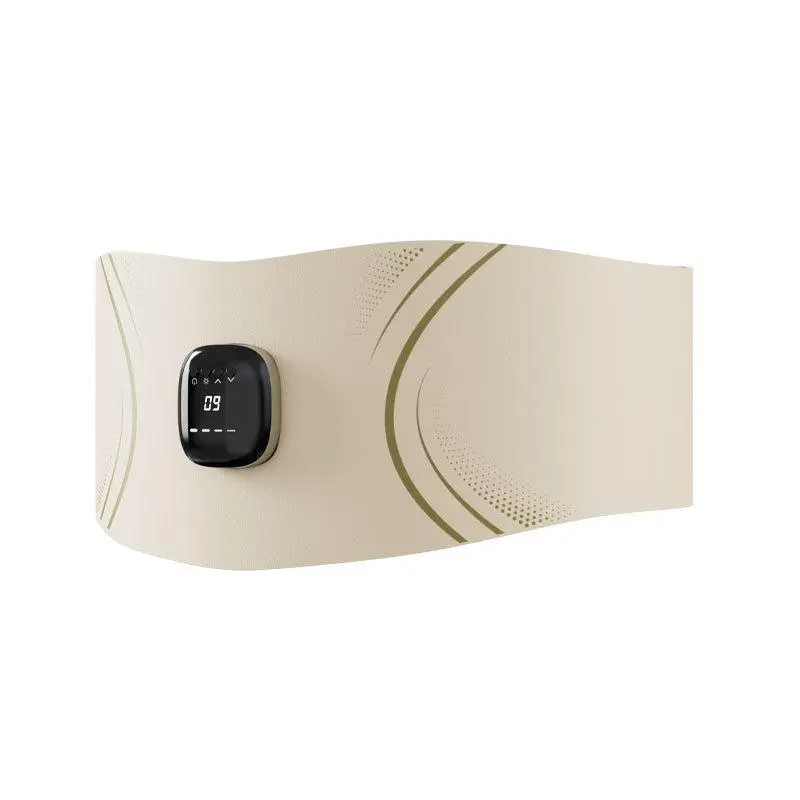 Waist massager EMS pulse micro-current heating compress sports sweat massage belt