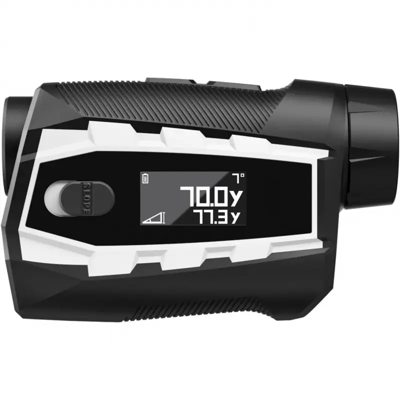 Golf Rangefinder with Slope - 1000 Yards Laser Range Finder with External Side Display, 6X Magnification 0.1s Flag Pole Locking Vibration Magnetic USB C Rechargeable