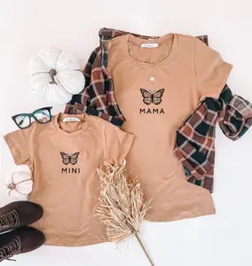 Mama and mini shirt, mommy and me shirts, matching sibling outfits, matching shirts, butterfly shirt, fall shirt, pumpkin patch shirt, mama