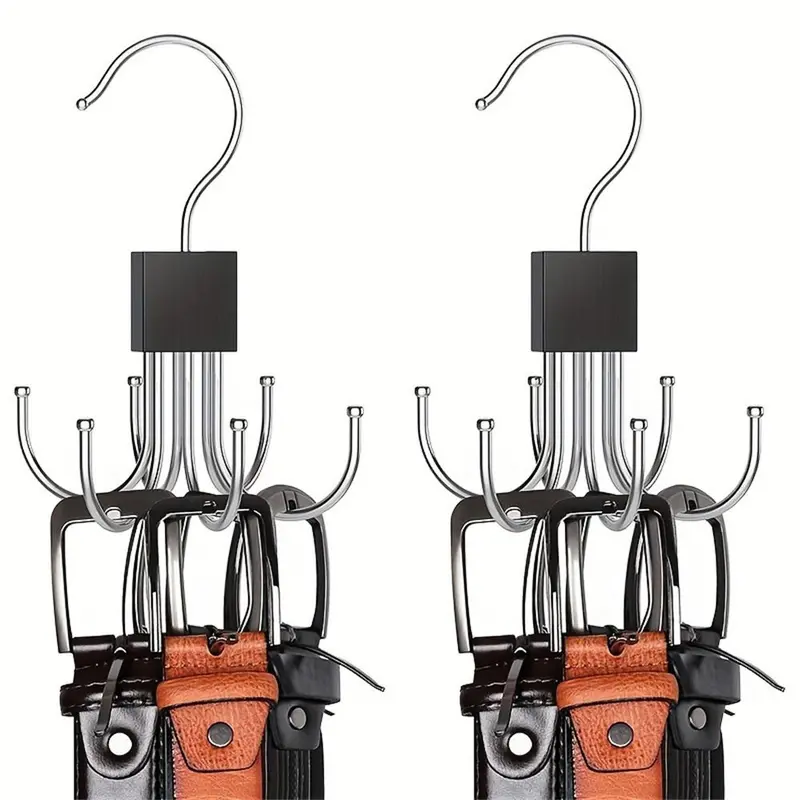 Rotating 6-claw Hook, 1 Count/2 Counts Multi-functional Rotating Hook for Coat, Hat, Scarf, Wardrobe Storage Hanger, Bag Storage Hook, Carry Purse Hook, Home Organizer Holder