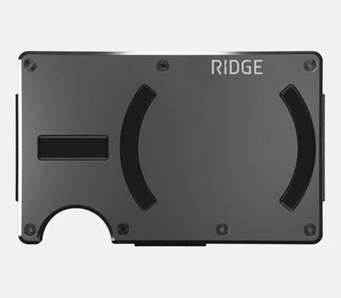 The Ridge Aluminum Magsafe Wallet - Gunmetal AUWAI249103 NEW 