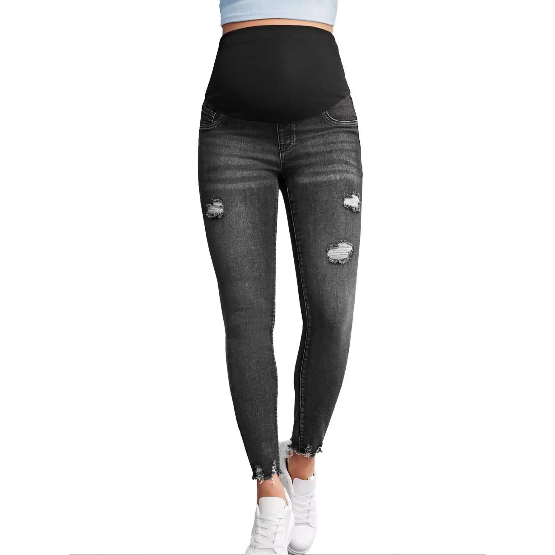 Black gray perforated design