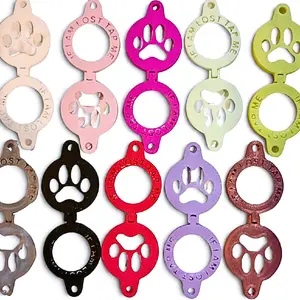 4 Pack of Airtag Holders for Pets Luggage etc Assorted Colors.