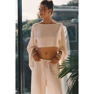 Clear Breeze Natural Linen Top