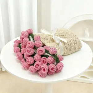 Magic 2-in-1 Convertible Crochet Flower Bouquet Blanket, Cozy Aesthetic Floral Throw, Unique 2026 Graduation & Girlfriend Gift
