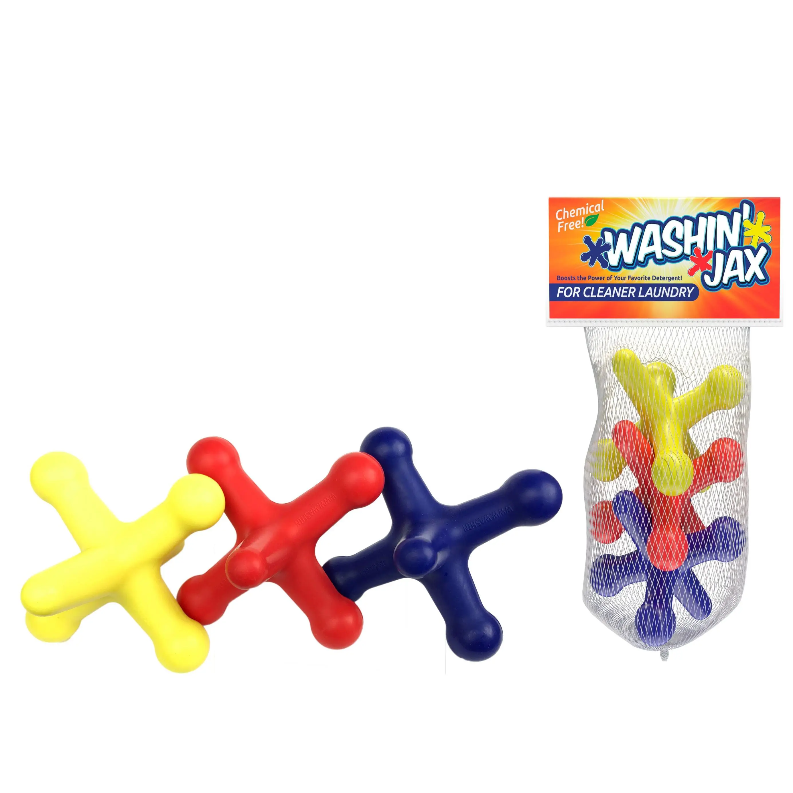 Washin Jax Laundry Agitator Booster Unscented Detergent Enhancer for Cleaner Clothes & Stain Fighter Made in USA
