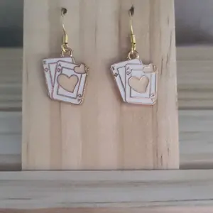Poker Card Earrings- CLEARANCE