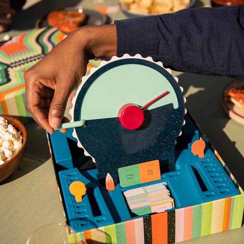 WaveLength Party Game, 1 Box Colorful Abstract Pattern Card Game, Exciting Family Game Night Choice, Fun & Engaging Group Activity, Tabletop Games