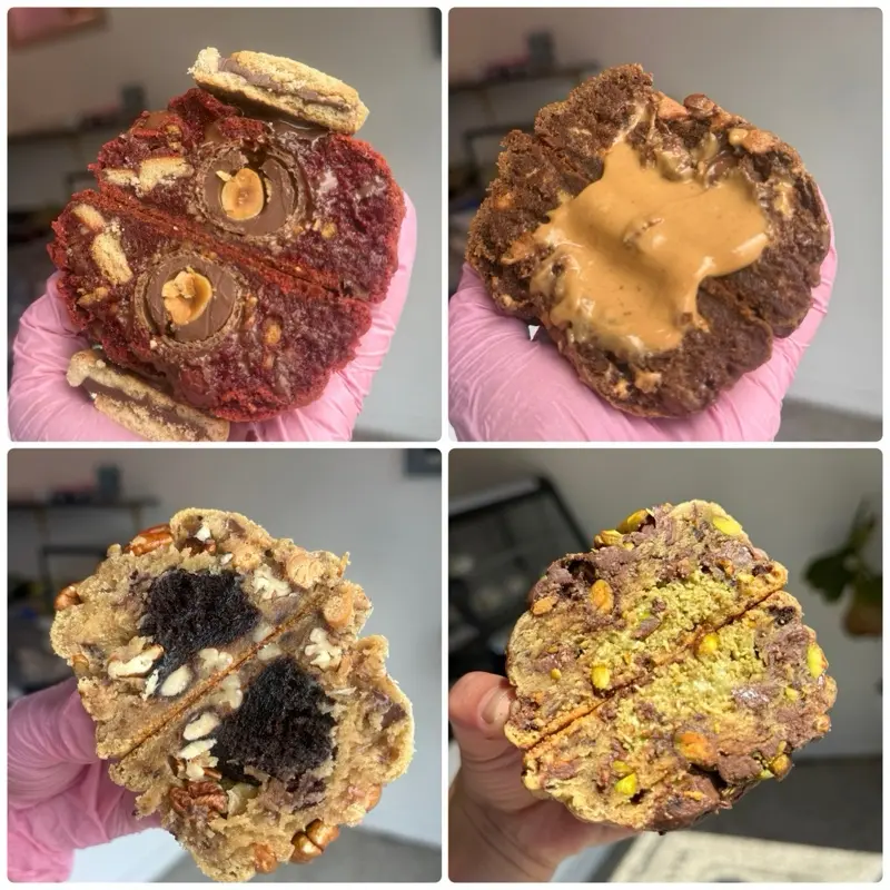 Nut lover box - 4 stuffed cookies