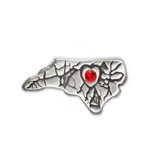My Heart - North Carolina Bead Charm
