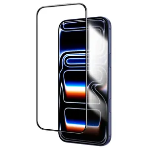 JETech 3D Full Coverage Screen Protector for iPhone 17 Series, AR Anti Reflection, Military Grade Shatterproof 9H+ Tempered Glass Anti-Fingerprint & Easy Install, Series Display, 1-Pack