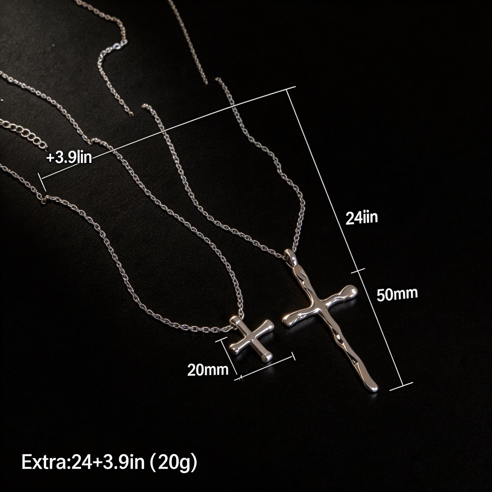 Hypoallergenic Dainty Cross Necklace for Women Men, Perfect Gift for Birthday Anniversary Christmas, Suitable for Daily Wear, Dating, Party, Travel, Work & Casual Outfits, Lightweight & Comfortable Fashion Jewelry