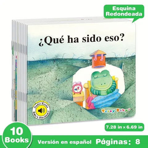Spanish Fairy Tale Picture Books Set for Kids Aged 0-3 Years, Infant Books, Books for Babies, Cute Illustrations & Fun Stories, Early Education Storybooks, Early Reading Book, Early Reader Books