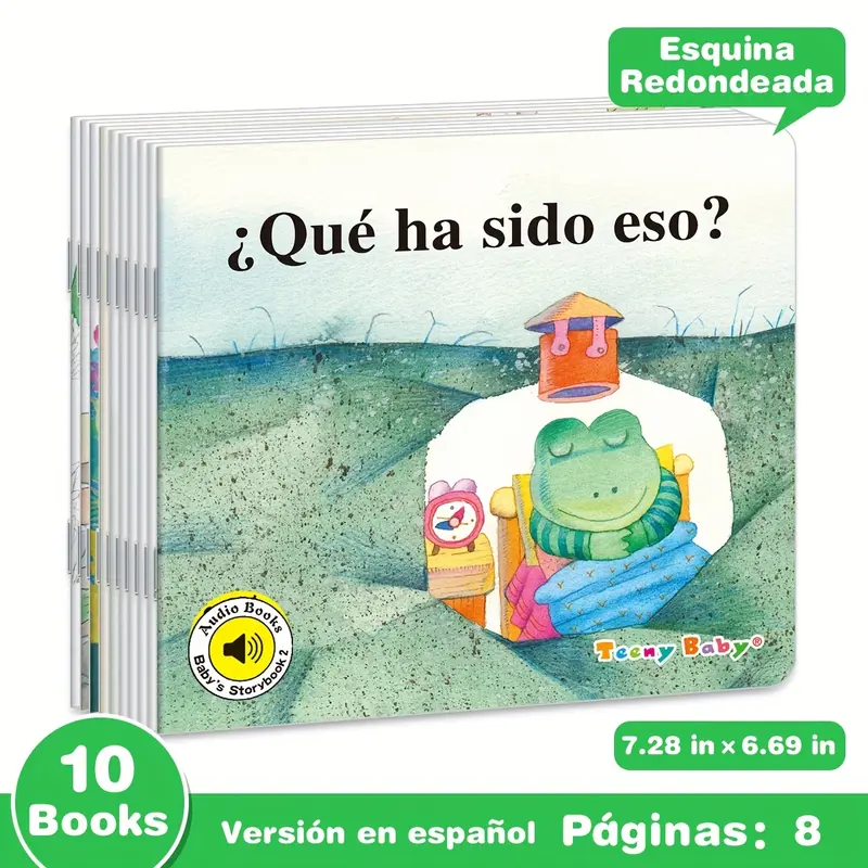 Spanish Fairy Tale Picture Books Set for Kids Aged 0-3 Years, Infant Books, Books for Babies, Cute Illustrations & Fun Stories, Early Education Storybooks, Early Reading Book, Early Reader Books