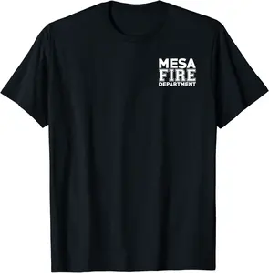 Mesa Arizona Fire Rescue Department Firefighter Uniform T-Shirt - Jacobjbt Shop 52B07TTTZK6M