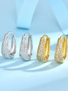 2025 French Micro-Pave Diamond Earrings - Luxury Minimalist Studs for Women, Elegant Everyday Dainty Jewelry, Trendy Viral Fashion Gift