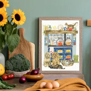 Country Kitchen  XHD127 Counted Cross Stitch Kit