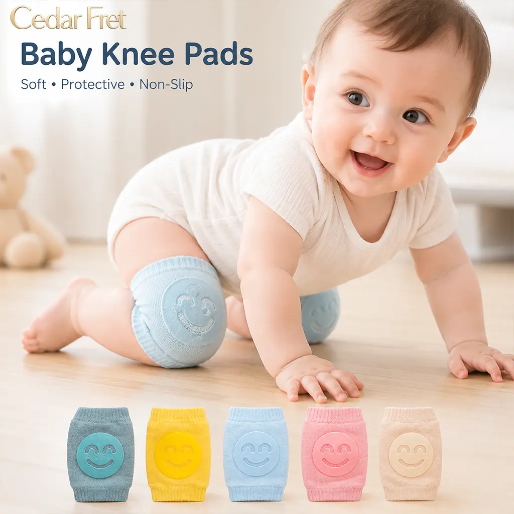 Non-Slip Knee Pads Set, Sports Protective Gear, Thick Soft Contoured Fit, Fall Protection, Durable Gentle Safeguard
