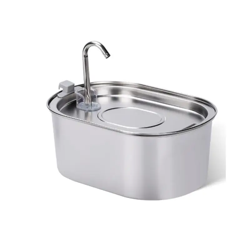 Stainless Steel 3.2L Smart Pet Water Dispenser, USB Charging Pet Water Fountain, Pet Drinking Bowl for Dogs & Cats, Dog Stuff, Cat Stuff Summer Gift,