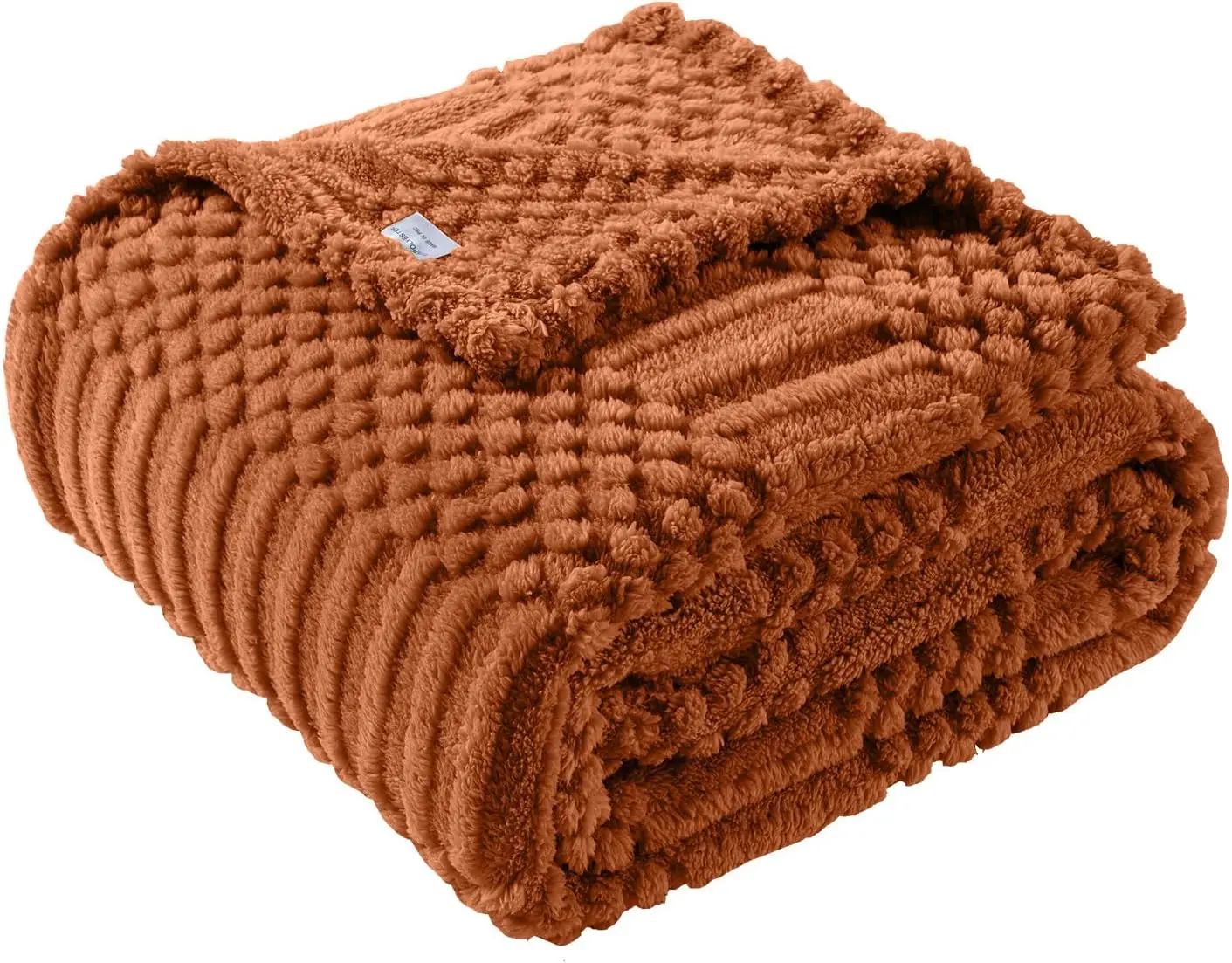 50x70 Inch Rust Throw Blanket - Soft & Fluffy Fleece, Cute & Aesthetic,  for Sofa, Couch, Chair, Bed, Living Room & Bedroom, -Season Use, Plush & Cozy Decorative Blanket
