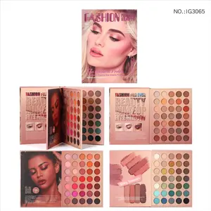 105-color book-style eyeshadow palette, European and American style eyeshadow, matte and pearlescent multi-color palette, new multi-color hot-selling women's makeup eyeshadow foundation, makeup palette