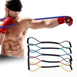 Boxing Resistance Bands Gym Essentials Lifting Gear for Home Shadow Boxing Training - No Sweat Portable Speed Trainer (15-35lbs) Enhance punching speed and strength - complete aerobic fitness home gym workout set tiktokshopspringglowup