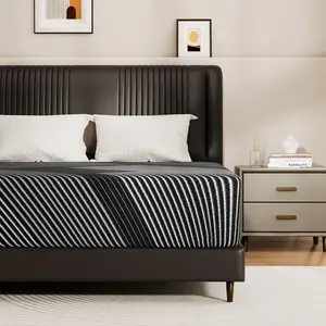 【KOW】6/8/10/12inch single, king-size mattresses with sheets included; memory foam hybrid mattresses; medium firmness; lumbar support; machine washable; suitable for home bedrooms and hotels; boxed; ergonomic;modern minimalist style premium