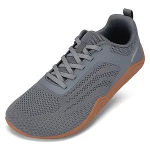 Barefoot Minimalist Shoes for Women & Men – Zero Drop Slip-On Sneakers with Wide Toe Box, Lightweight Canvas Upper, Casual Athletic Comfort Shoes