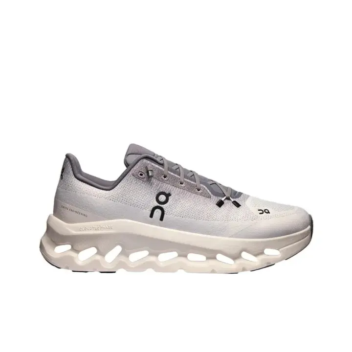 Mist Grey Knit Mesh Breathable Cushioned Sneakers, Wavy Hollow Midsole Improves Ventilation, easing sweaty feet, soreness and accumulated fatigue from lengthy shopping trips and jogging