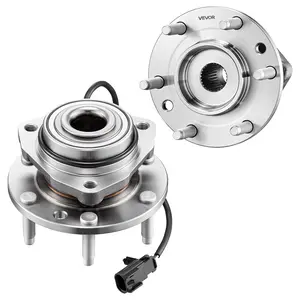 VEVOR 2PCS Front Wheel Bearing & Hub Assembly Fit for 2004-2007 Buick Rainier 2003-2006 Chevy SSR 2002-2009 GMC Envoy 2005-2009 Saab 9-7X OEM 513188, Wheel Bearing Hub Assembly Set with ABS Sensor