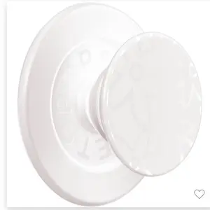 PopSockets Magnetic MagSafe Phone Grip & Stand for iPhone - Horchata White, Smartphone Cellphone Accessory Mount