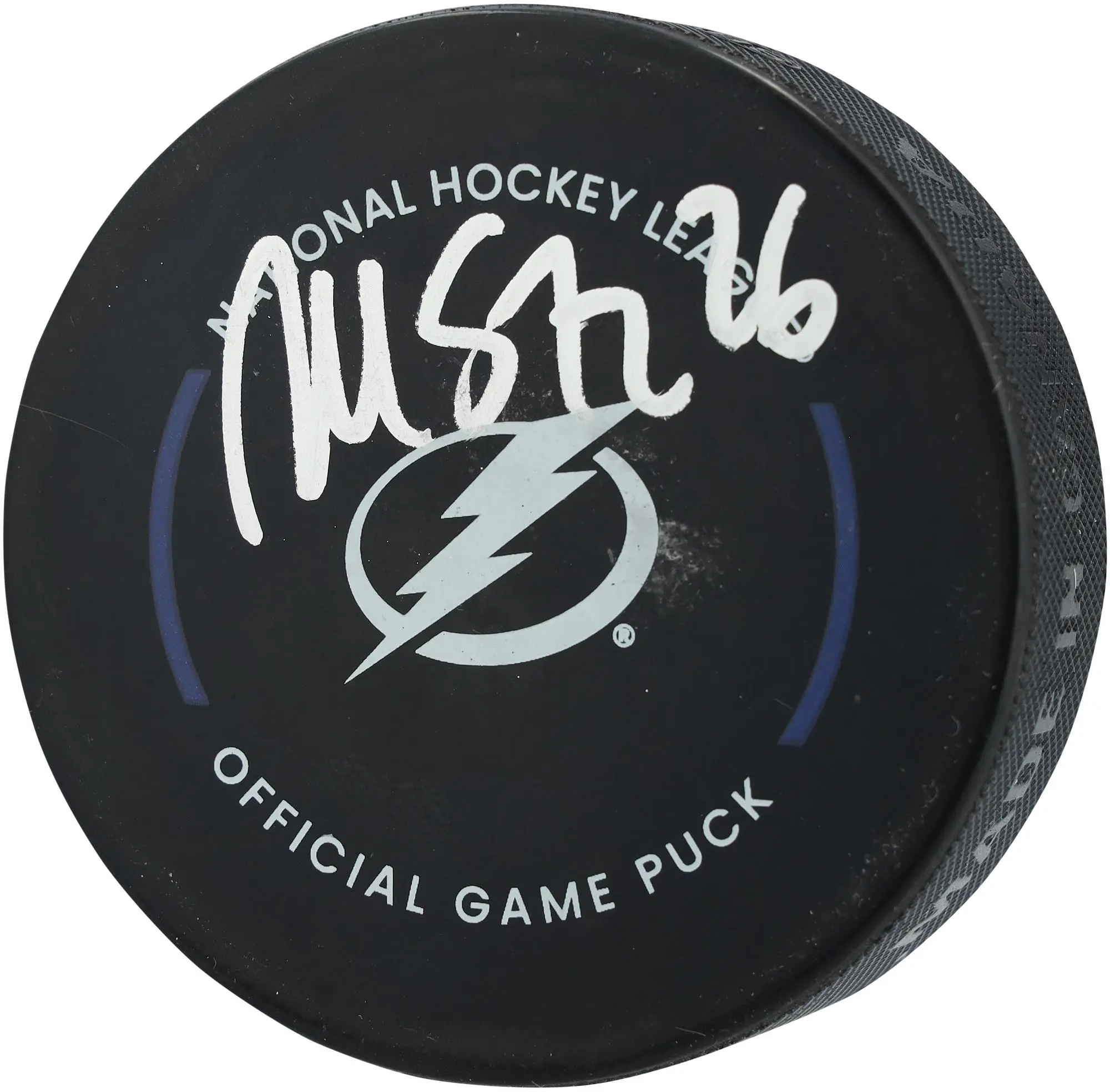 Martin St. Louis Tampa Bay Lightning Autographed Official Game Puck - Fanatics Authentic Certified