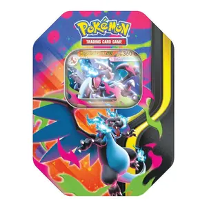 Pokemon Mega Charizard Tin (Mega Charizard X)