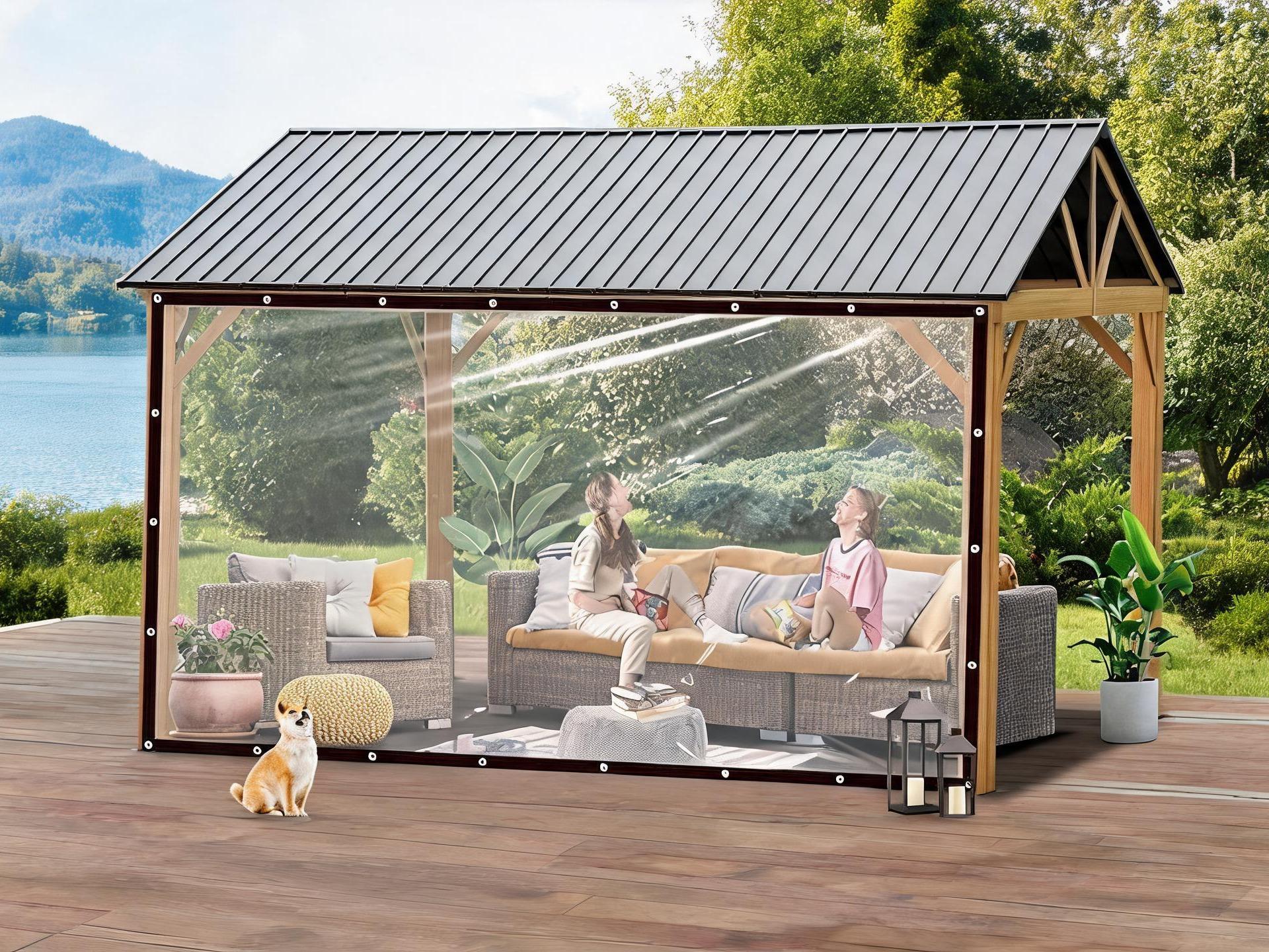 plastic tarp  Clear Tarp Waterproof with Grommets 4x6 ft,Heavy Duty Clear Plastic Tarp Cover,Clear Vinyl Tarp for Outdoor/Patio/Garden/Chicken Coop/Cat Litter