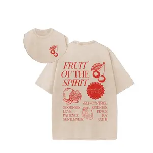 Unisex Vintage 90s graphic Washed Oversized T-Shirt, 230g Heavyweight Cotton Crew Neck Tee, Loose Fit Casual Streetwear Top