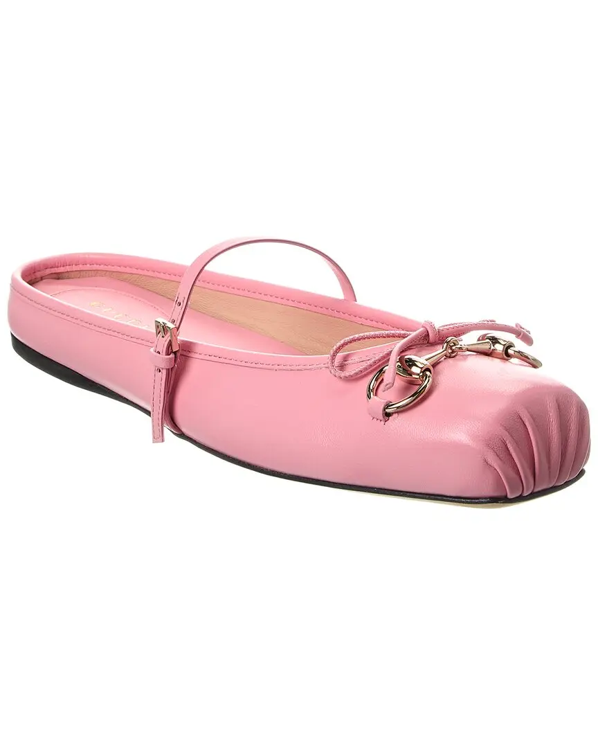 Gucci Horsebit Leather Mule