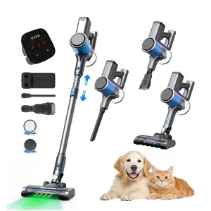 Cordless Vacuum Cleaner, 40Kpa/50Mins/450W Brushless Motor Lightweight Stick for Pet Hair Hard Floor, Self-standing