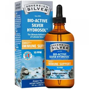 Sovereign Silver Hydrosol 10 ppm Dropper, 8 Oz