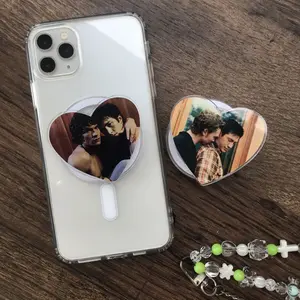 Heated Rivalry Couple Magsafe Phone Grip - Magnetic Pop Socket Kickstand - Gift for Fan