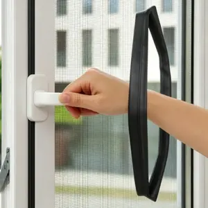 Magnetic Zipper Mosquito Net, Universal Skylight Window Cover, Window Screen, DIY Easy Installation, Breathable, No Drilling, Home Pest Control, Seal
