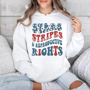 Stars And Stripes Reproductive Rights Sweatshirt,Feminist Shirt,Fourth Of July Tee Social Justice Shirt,Womens Tee,Usa Party 100% Cotton 45821 1217