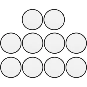 Round Sublimation Patch Iron (Black Border)