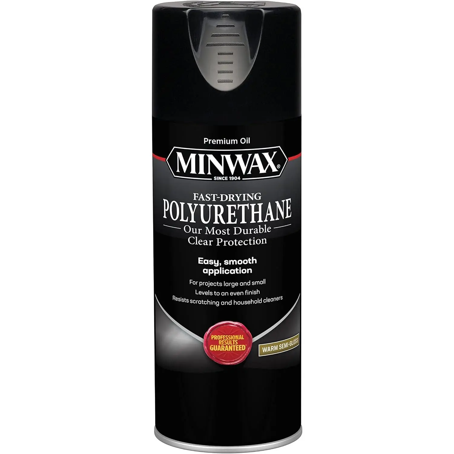 Fast Drying Polyurethane Spray, Protective Wood Finish, Clear Semi-Gloss, 11.5 oz. Aerosol Can(Packaging May Vary)