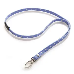 Mini Dot Fabric Lanyard
